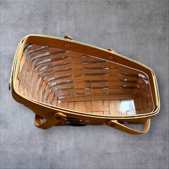 Longaberger Vintage 1997 HEARTLAND Vegetable Basket & Protector - Picture 9 of 10